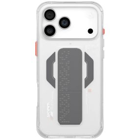   Skinarma Haxa Apple iPhone 17 Pro Max mágneses tok kitámasztóval, Magsafe kompatibilis, átlátszó