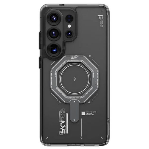 Skinarma Magma Samsung Galaxy S26 Ultra mágneses tok, Magsafe kompatibilis, szürke