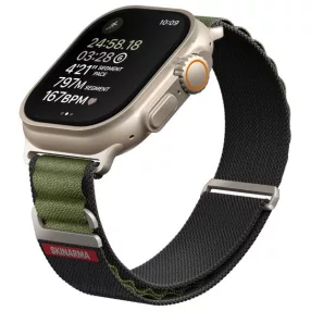   Skinarma Kobu Apple Watch állítható szíj, 49/45/44/42MM, olive (zöld)