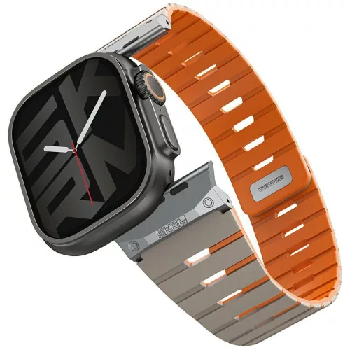 Skinarma Gemini Apple Watch állítható szíj, 49/46/45/44/MM, szürke