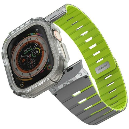 Skinarma Gemini Apple Watch Apple Watch 11 / Watch 10 46mm tok + szíj, mágneses niteglow (sötétben világító)