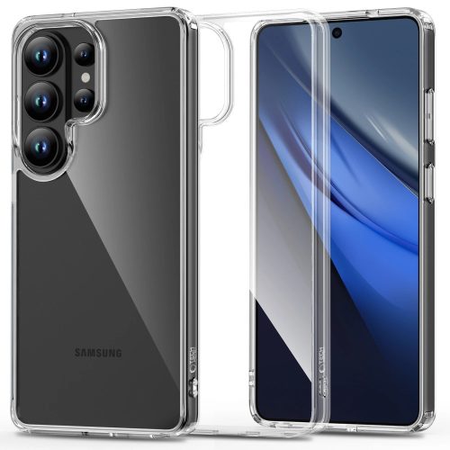 Tech-Protect Flexair Hybrid Samsung Galaxy S26 Ultra hátlap tok, megerősített sarok, átlátszó