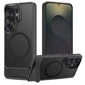   Tech-Protect MagRack Samsung Galaxy S26 Ultra hátlap tok kitámasztóval, MagSafe, fekete