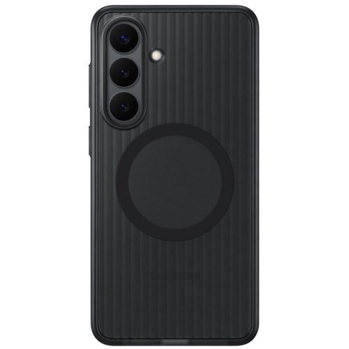 Samsung Rugged Magnet Samsung Galaxy S26 gyári hátlap tok, ütésálló, MagSafe, fekete