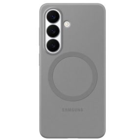   Samsung Silicone Magnet Samsung Galaxy S26 Plus gyári hátlap tok, szilikon, MagSafe, szürke