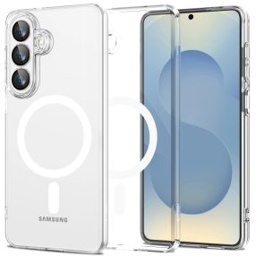   Tech-Protect Flexair Samsung Galaxy S26 Plus hátlap tok, megerősített sarok, MagSafe, átlátszó-fehér