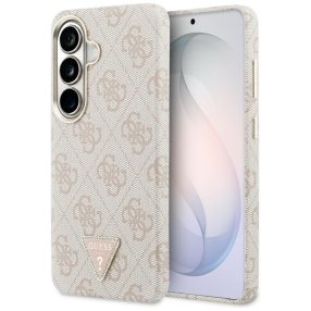   Guess 4G Triangle Logo Samsung Galaxy S26 mágneses tok, MagSafe, rózsaszín