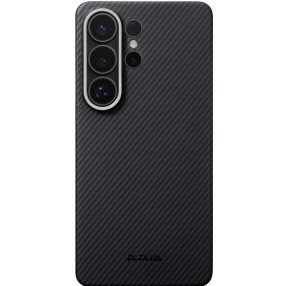   Pitaka Edge Samsung Galaxy S26 Ultra hátlap tok, Aramid, MagSafe, fekete-szürke