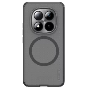   Nillkin Super Frosted PRO Xiaomi Redmi Note 15 Pro 5G mágneses műanyag hátlap tok, átlátszó-fekete