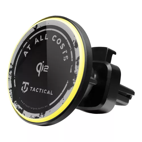 Tactical MagForce EQui2p mágneses autós tartó / töltő szellőzőrácsba, LED, Qi2, fekete
