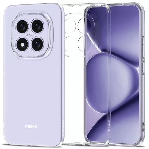 Tech-Protect Flexair Hybrid Xiaomi Redmi Note 15 Pro 5G hátlap tok, megerősített sarok, átlátszó