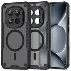   Tech-Protect Rugged Shield Xiaomi Redmi Note 15 Pro 5G ütésálló tok, MagSafe, fekete