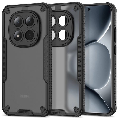 Tech-Protect Rugged Shield Xiaomi Redmi Note 15 Pro Plus 5G / Poco M8 Pro ütésálló tok, fekete