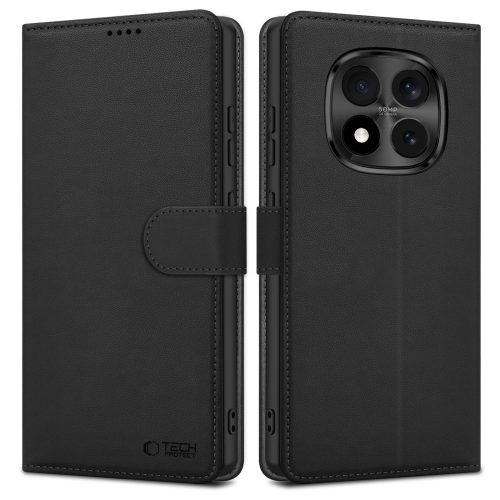 Tech-Protect Wallet Xiaomi Redmi Note 15 Pro Plus 5G / Poco M8 Pro flip / kinyitható tok kártyatartóval, fekete