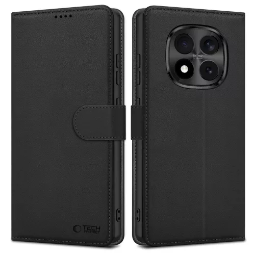 Tech-Protect Wallet Xiaomi Redmi Note 15 Pro 5G flip / kinyitható tok kártyatartóval, fekete