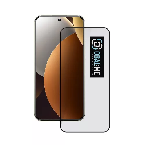 OBAL:ME 5D Xiaomi Redmi Note 15 Pro Plus 5G / Poco M8 Pro 5G kijelzővédő üvegfólia, fekete