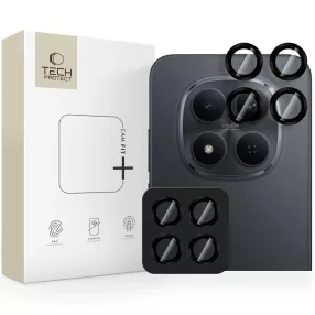   Tech-Protect Camring FIT+ Xiaomi Redmi Note 15 Pro 5G / 15 Pro Plus / Poco M8 Pro kameravédő üvegfólia, fekete