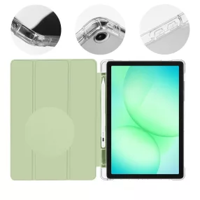   OBAL:ME MistyTab Samsung Galaxy Tab A11+ / Tab A9+ oldalra nyíló, kitámasztható tok, zöld