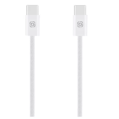 OBAL:ME LongRun USB-C-USB-C töltő-és adatkábel, 60W, 1m, fehér