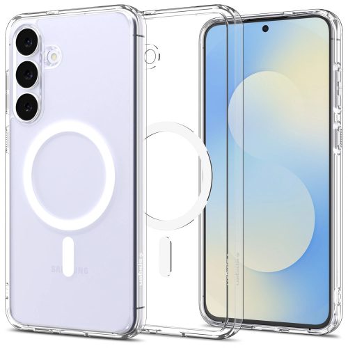 Spigen Ultra Hybrid Magfit Samsung Galaxy S25 FE tok, MagSafe, Clear White, fehér