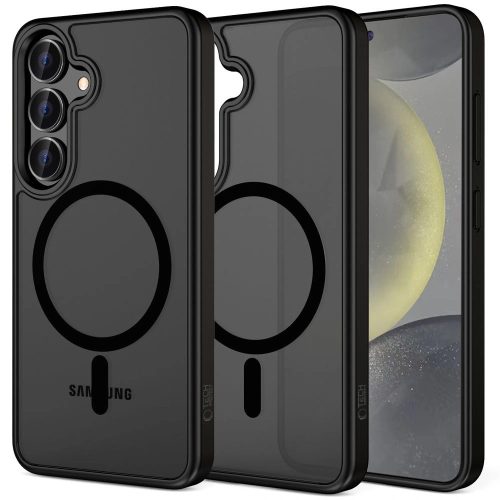 Tech-Protect Magmat Samsung Galaxy S25 FE hátlap tok, MagSafe, fekete