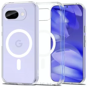   Tech-Protect Flexair Google Pixel 10a hátlap tok, megerősített sarok, MagSafe, átlátszó-fehér