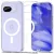Tech-Protect Flexair Google Pixel 10a hátlap tok, megerősített sarok, MagSafe, átlátszó-fehér