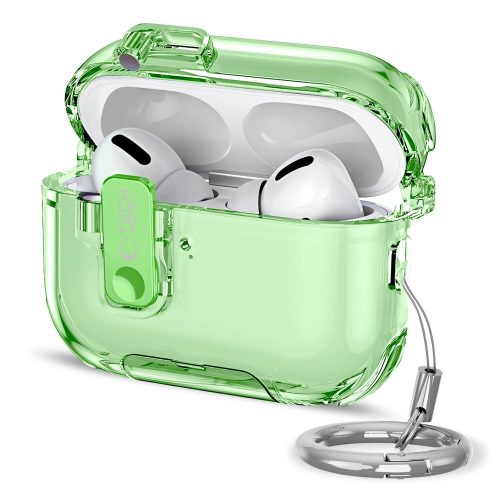 Tech-Protect Bounce Pro AirPods Pro 3 tok, karabinerrel, zöld