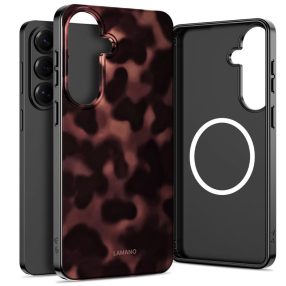   Tech-Protect Lamano Samsung Galaxy S26 Plus hátlap tok, MagSafe, Panther, fekete