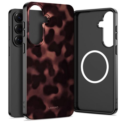 Tech-Protect Lamano Samsung Galaxy S26 Plus hátlap tok, MagSafe, Panther, fekete