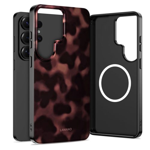 Tech-Protect Lamano Samsung Galaxy S26 Ultra hátlap tok, MagSafe, Panther, fekete